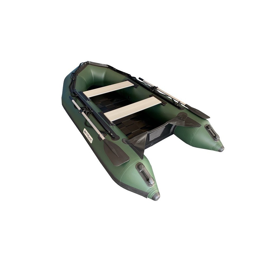 Boat Inflatable OZEAM 300 GREEN Plate-Slat floor.