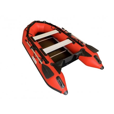 Boat Inflatable OZEAM 300 Complete wood floor with inflatable keel