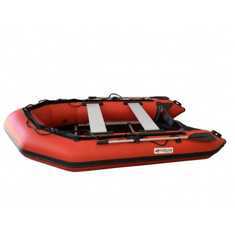 Boat Inflatable OZEAM 300 Complete wood floor with inflatable keel