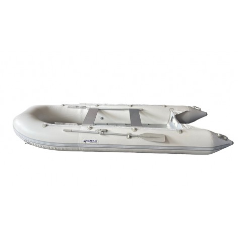 Bateau pneumatique OZEAM 380 PROA en D avec plancher et quille en ALUMINIUM