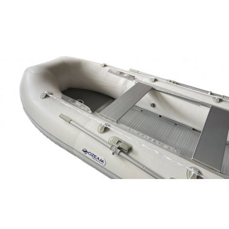 Bateau pneumatique OZEAM 380 PROA en D avec plancher et quille en ALUMINIUM