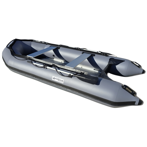 OZEAM 360 inflatable boat with full aluminum floor and inflatable keel